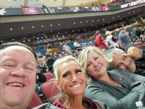 JULIE attended Arizona Coyotes vs. Montreal Canadiens - NHL on Oct 30th 2019 via VetTix 