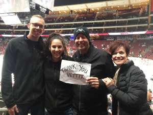Frederick attended Arizona Coyotes vs. Montreal Canadiens - NHL on Oct 30th 2019 via VetTix 