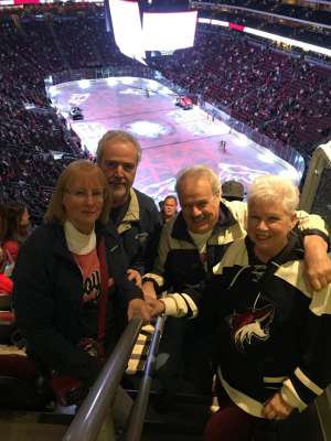 Bill attended Arizona Coyotes vs. Montreal Canadiens - NHL on Oct 30th 2019 via VetTix 