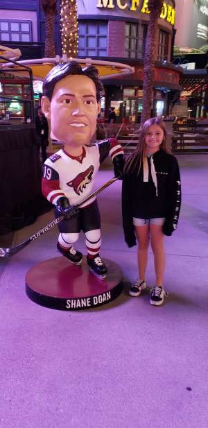 James attended Arizona Coyotes vs. Montreal Canadiens - NHL on Oct 30th 2019 via VetTix 