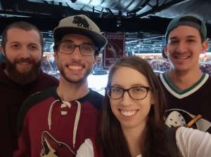 Mike B attended Arizona Coyotes vs. Montreal Canadiens - NHL on Oct 30th 2019 via VetTix 