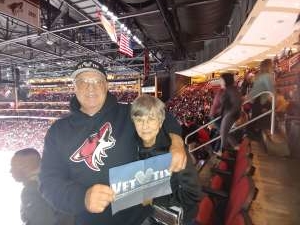 Edward attended Arizona Coyotes vs. Montreal Canadiens - NHL on Oct 30th 2019 via VetTix 