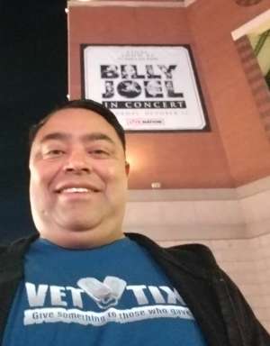 Francisco attended Billy Joel - Please Read Details Below on Oct 12th 2019 via VetTix 