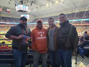Jorge attended 2019 Valero Alamo Bowl: Utah Utes vs. Texas Longhorns on Dec 31st 2019 via VetTix 