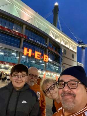 Jodie attended 2019 Valero Alamo Bowl: Utah Utes vs. Texas Longhorns on Dec 31st 2019 via VetTix 