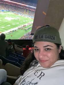 Andrea De La Garza attended 2019 Valero Alamo Bowl: Utah Utes vs. Texas Longhorns on Dec 31st 2019 via VetTix 
