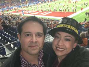 Vick attended 2019 Valero Alamo Bowl: Utah Utes vs. Texas Longhorns on Dec 31st 2019 via VetTix 