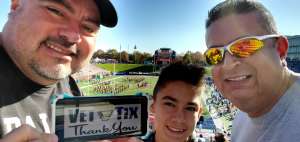 Cliff attended Southern Methodist University Mustangs vs. Tulane University - NCAA Football on Nov 30th 2019 via VetTix 