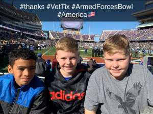 Crystal attended 2020 Armed Forces Bowl: Tulane Green Wave vs. Southern Miss Golden Eagles on Jan 4th 2020 via VetTix 