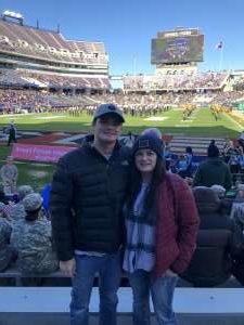 Rebecca attended 2020 Armed Forces Bowl: Tulane Green Wave vs. Southern Miss Golden Eagles on Jan 4th 2020 via VetTix 