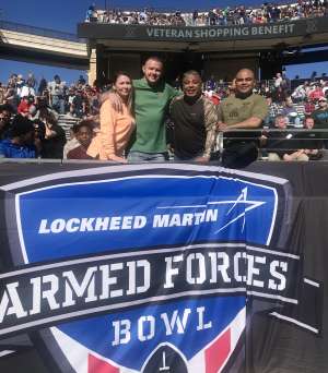 Ray attended 2020 Armed Forces Bowl: Tulane Green Wave vs. Southern Miss Golden Eagles on Jan 4th 2020 via VetTix 