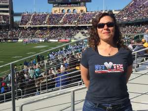Tina attended 2020 Armed Forces Bowl: Tulane Green Wave vs. Southern Miss Golden Eagles on Jan 4th 2020 via VetTix 
