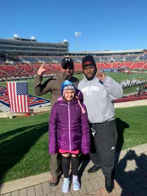 Russell attended 2019 First Responder Bowl: Western Kentucky Hilltoppers vs. Western Michigan Broncos on Dec 30th 2019 via VetTix 