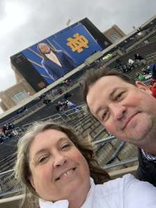 Michael attended Notre Dame Fighting Irish vs. Virginia Tech - NCAA Football on Nov 2nd 2019 via VetTix 