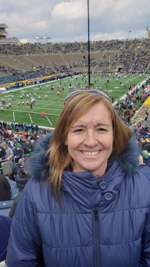 Tracey attended Notre Dame Fighting Irish vs. Virginia Tech - NCAA Football on Nov 2nd 2019 via VetTix 