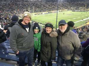Nick attended Notre Dame Fighting Irish vs. Virginia Tech - NCAA Football on Nov 2nd 2019 via VetTix 