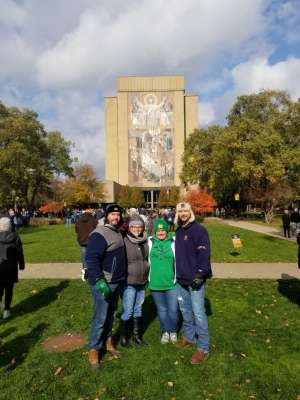 Joshua attended Notre Dame Fighting Irish vs. Virginia Tech - NCAA Football on Nov 2nd 2019 via VetTix 