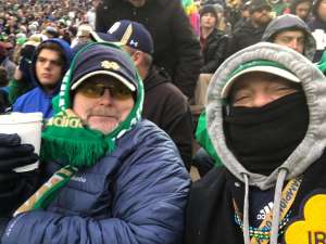 Chuck  attended Notre Dame Fighting Irish vs. Virginia Tech - NCAA Football on Nov 2nd 2019 via VetTix 