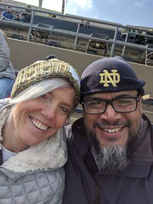 Chris attended Notre Dame Fighting Irish vs. Virginia Tech - NCAA Football on Nov 2nd 2019 via VetTix 
