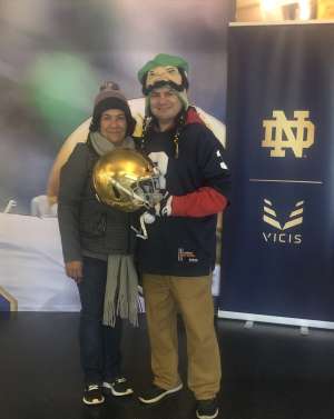Daniel attended Notre Dame Fighting Irish vs. Virginia Tech - NCAA Football on Nov 2nd 2019 via VetTix 