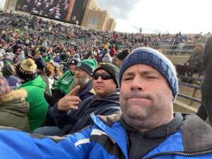 Stephen attended Notre Dame Fighting Irish vs. Virginia Tech - NCAA Football on Nov 2nd 2019 via VetTix 