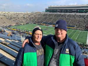 Rex attended Notre Dame Fighting Irish vs. Virginia Tech - NCAA Football on Nov 2nd 2019 via VetTix 