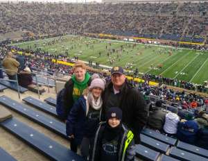 Kevin attended Notre Dame Fighting Irish vs. Virginia Tech - NCAA Football on Nov 2nd 2019 via VetTix 