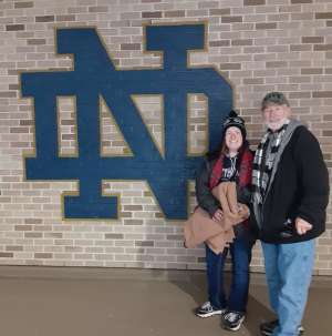 Patrick attended University of Notre Dame Fighting Irish vs. Navy - NCAA Football on Nov 16th 2019 via VetTix 