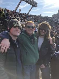 Steven attended University of Notre Dame Fighting Irish vs. Navy - NCAA Football on Nov 16th 2019 via VetTix 