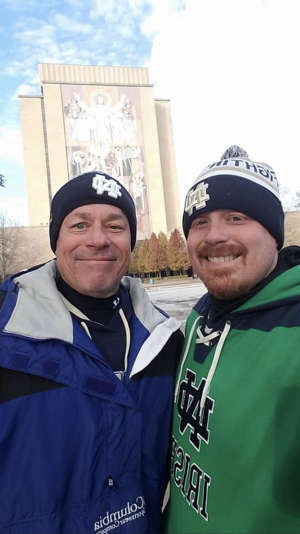 John attended University of Notre Dame Fighting Irish vs. Navy - NCAA Football on Nov 16th 2019 via VetTix 