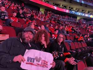 Jonathan attended New Jersey Devils vs. Philadelphia Flyers - NHL on Nov 1st 2019 via VetTix 