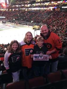 Brian Pio attended New Jersey Devils vs. Philadelphia Flyers - NHL on Nov 1st 2019 via VetTix 