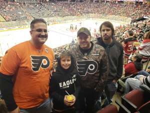 Kevin attended New Jersey Devils vs. Philadelphia Flyers - NHL on Nov 1st 2019 via VetTix 