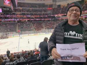 Peter attended New Jersey Devils vs. Philadelphia Flyers - NHL on Nov 1st 2019 via VetTix 