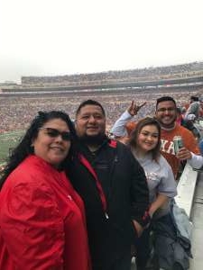Juan attended University of Texas Longhorns vs. Texas Tech Red Raiders - NCAA Football on Nov 29th 2019 via VetTix 