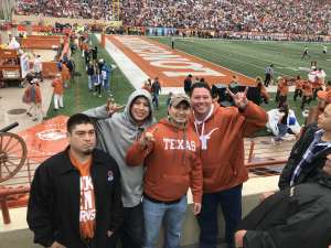 Nick attended University of Texas Longhorns vs. Texas Tech Red Raiders - NCAA Football on Nov 29th 2019 via VetTix 