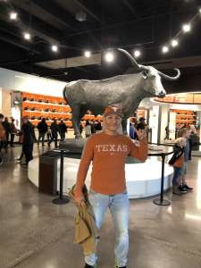 Timothy attended University of Texas Longhorns vs. Texas Tech Red Raiders - NCAA Football on Nov 29th 2019 via VetTix 