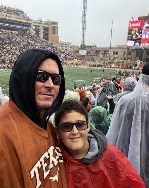 Jeremy attended University of Texas Longhorns vs. Texas Tech Red Raiders - NCAA Football on Nov 29th 2019 via VetTix 