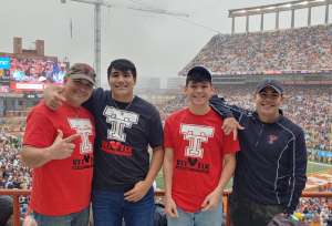 Douglas attended University of Texas Longhorns vs. Texas Tech Red Raiders - NCAA Football on Nov 29th 2019 via VetTix 