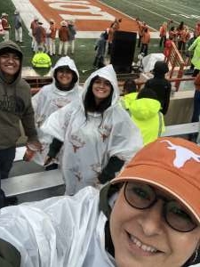 Belinda attended University of Texas Longhorns vs. Texas Tech Red Raiders - NCAA Football on Nov 29th 2019 via VetTix 