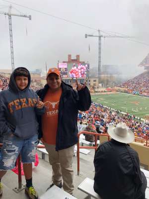 Mark attended University of Texas Longhorns vs. Texas Tech Red Raiders - NCAA Football on Nov 29th 2019 via VetTix 