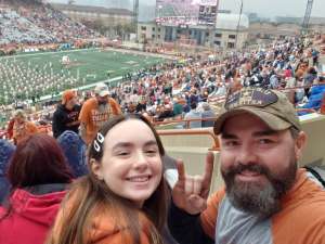 Jason attended University of Texas Longhorns vs. Texas Tech Red Raiders - NCAA Football on Nov 29th 2019 via VetTix 