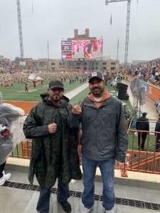 Robert attended University of Texas Longhorns vs. Texas Tech Red Raiders - NCAA Football on Nov 29th 2019 via VetTix 