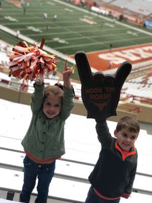 Brandon attended University of Texas Longhorns vs. Texas Tech Red Raiders - NCAA Football on Nov 29th 2019 via VetTix 