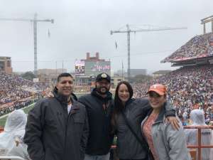 Matthew attended University of Texas Longhorns vs. Texas Tech Red Raiders - NCAA Football on Nov 29th 2019 via VetTix 