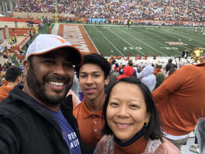 Albert attended University of Texas Longhorns vs. Texas Tech Red Raiders - NCAA Football on Nov 29th 2019 via VetTix 