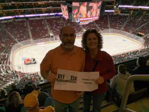 Mark attended Arizona Coyotes vs. Minnesota Wild - NHL ** Military Appreciation Night ** on Nov 9th 2019 via VetTix 