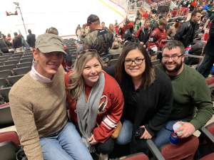 Kelley attended Arizona Coyotes vs. Minnesota Wild - NHL ** Military Appreciation Night ** on Nov 9th 2019 via VetTix 