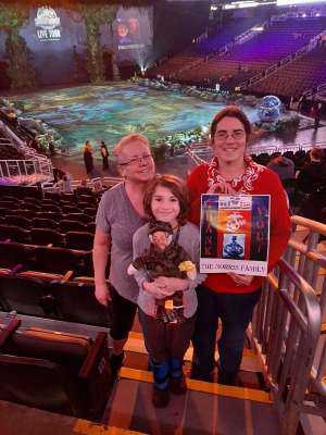 The Norris Family attended Jurassic World Live Tour at Sprint Center on Nov 29th 2019 via VetTix 