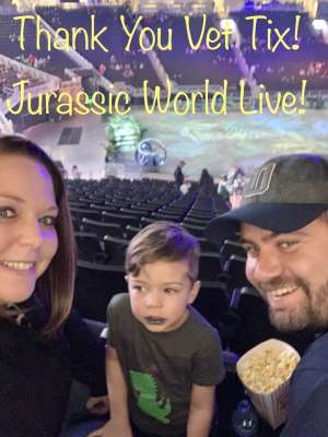 Kelsey attended Jurassic World Live Tour on Nov 9th 2019 via VetTix 